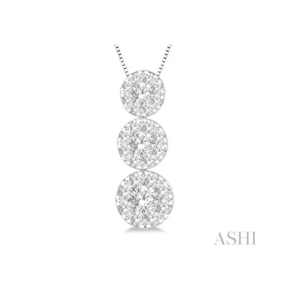 Past, Present, Future Diamond Necklace, .75ctw SVS Fine Jewelry Oceanside, NY