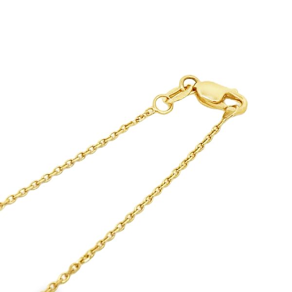 Yellow Gold Round Solitaire Necklace with 2.26ct RBC Image 2 SVS Fine Jewelry Oceanside, NY