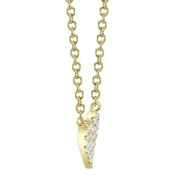 Shy Creation Amor Collection Diamond Heart Necklace Image 4 SVS Fine Jewelry Oceanside, NY