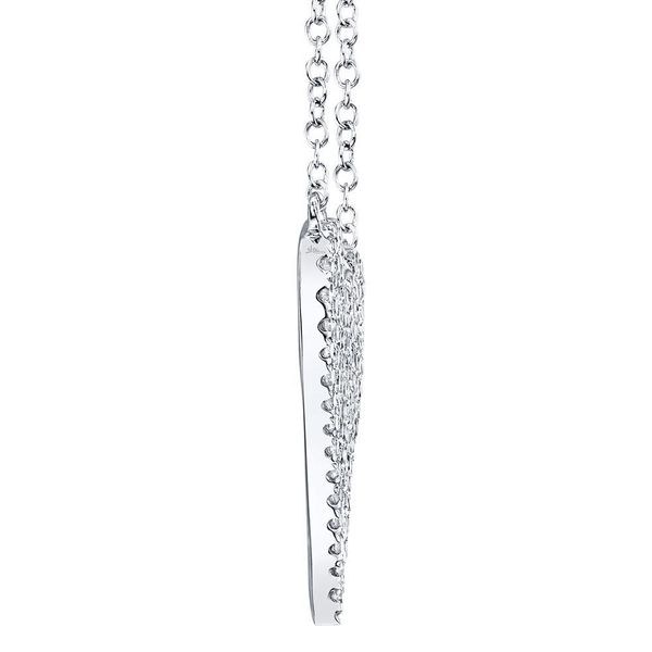 Shy Creation Amor Collection Diamond Heart Necklace Image 2 SVS Fine Jewelry Oceanside, NY