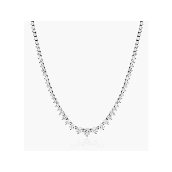 Lab Grown Diamond Tennis Necklace, 5ctw SVS Fine Jewelry Oceanside, NY