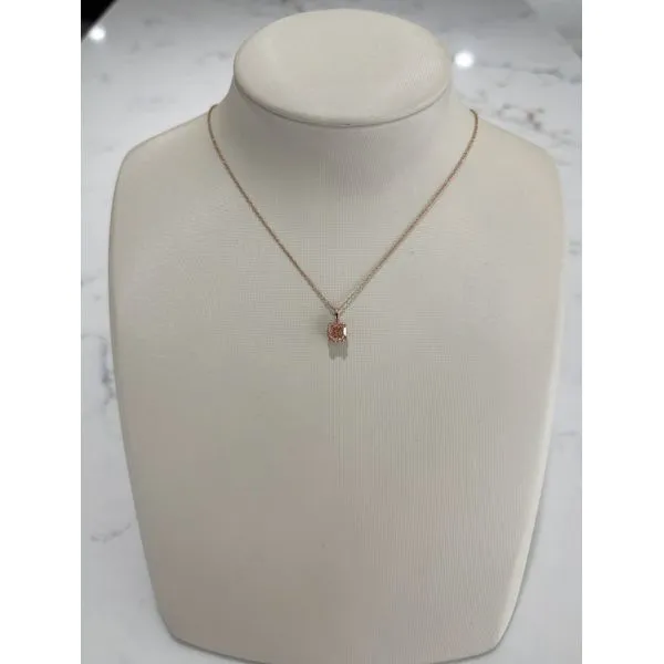 Rose Gold Lab-Grown Diamond with 16\ Chain