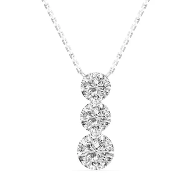 Lab Grown Diamond Necklace, 1.08Cttw
