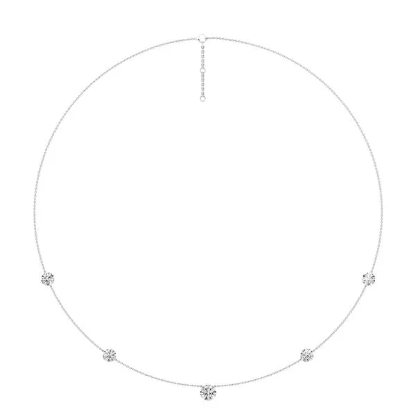Lab Grown Diamond Necklace, 3.15Cttw