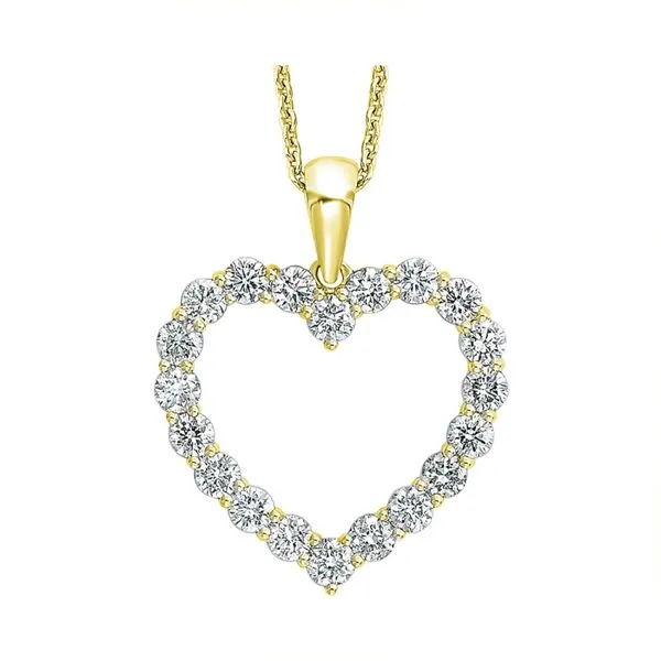 Lab Grown Diamond Heart Necklace, .25ctw SVS Fine Jewelry Oceanside, NY