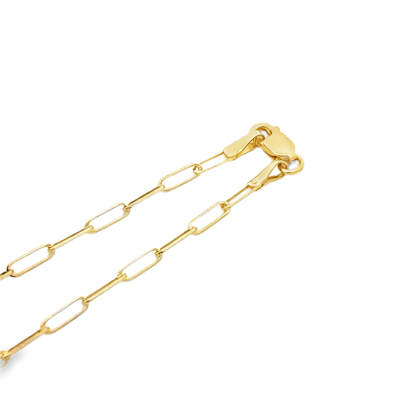 Everlee 14K Yellow Gold Multi Shape Lab Grown Diamond Cluster Necklace, 1 ctw, 18