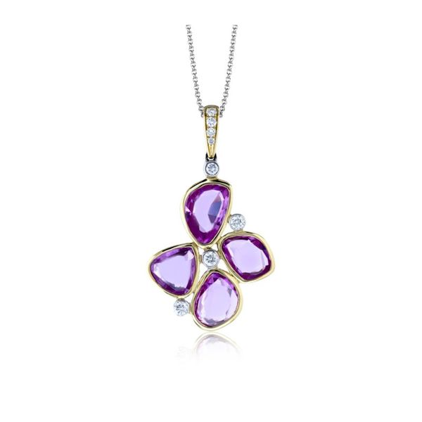 Simon G. Pink Sapphire Necklace SVS Fine Jewelry Oceanside, NY