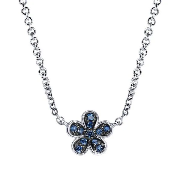 Gabriel & Co. Sapphire Necklace SVS Fine Jewelry Oceanside, NY