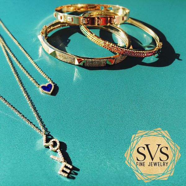 SVS Fine Collection Yellow Gold Lapis Heart Necklace Image 3 SVS Fine Jewelry Oceanside, NY