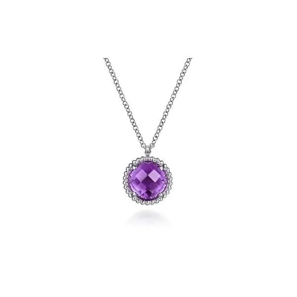 Gabriel & Co. Bujukan Silver & Amethyst Necklace SVS Fine Jewelry Oceanside, NY