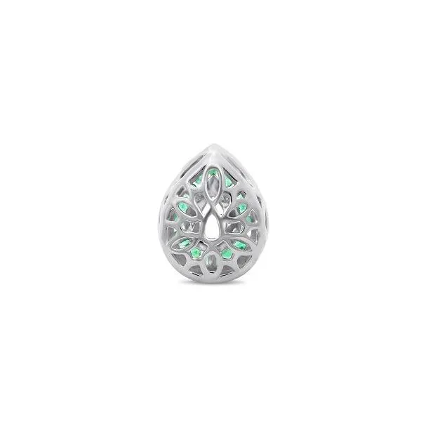 White Gold, Tsavorite, & Diamond Necklace Image 2 SVS Fine Jewelry Oceanside, NY
