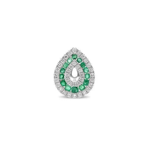 White Gold, Tsavorite, & Diamond Necklace SVS Fine Jewelry Oceanside, NY