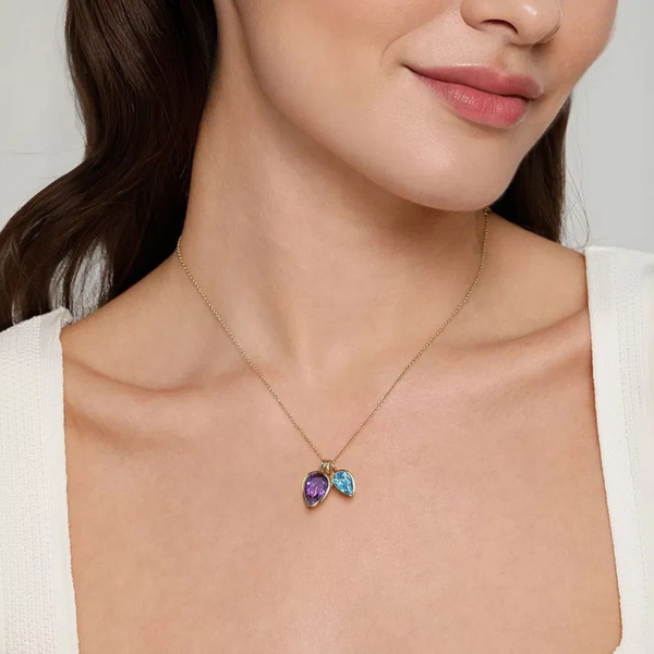 Gabriel & Co. Color Yellow Gold Necklace Image 3 SVS Fine Jewelry Oceanside, NY