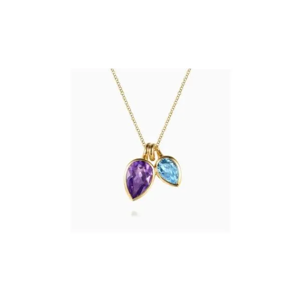 Gabriel & Co. Color Yellow Gold Necklace SVS Fine Jewelry Oceanside, NY