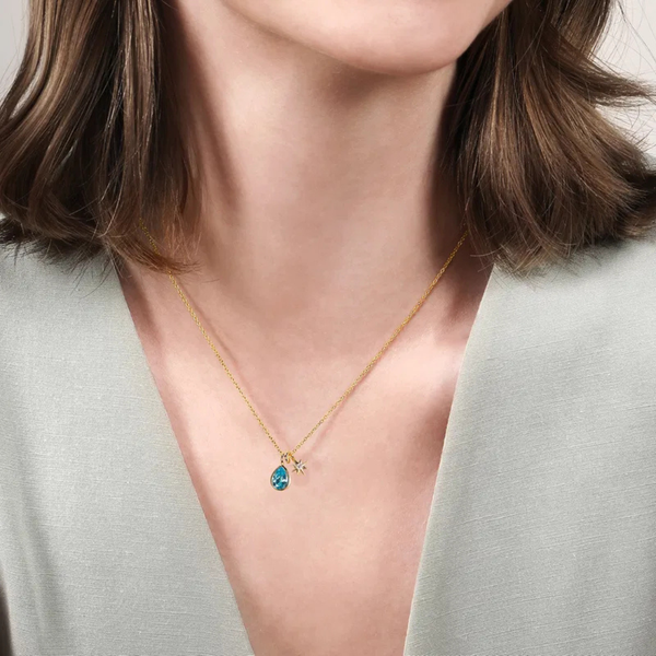 Gabriel & Co. Lusso Color Yellow Gold Necklace Image 3 SVS Fine Jewelry Oceanside, NY