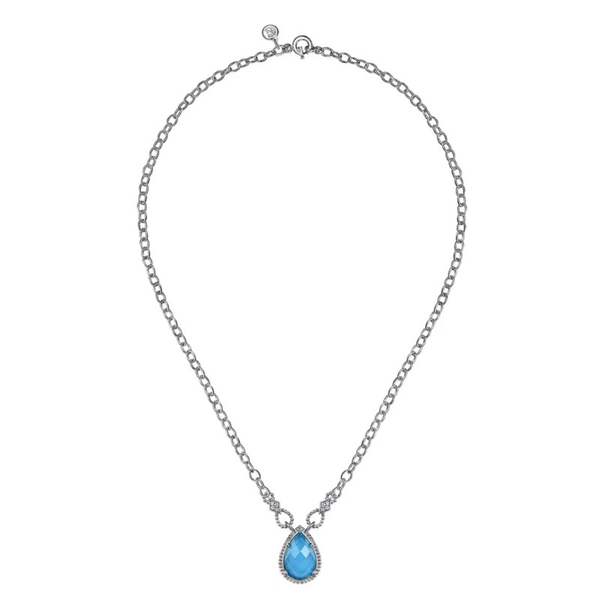 Gabriel & Co. Bujukan Sterling Silver Necklace Image 2 SVS Fine Jewelry Oceanside, NY