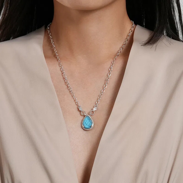 Gabriel & Co. Bujukan Sterling Silver Necklace Image 3 SVS Fine Jewelry Oceanside, NY
