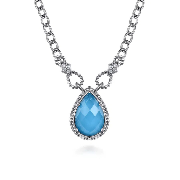 Gabriel & Co. Bujukan Sterling Silver Necklace SVS Fine Jewelry Oceanside, NY