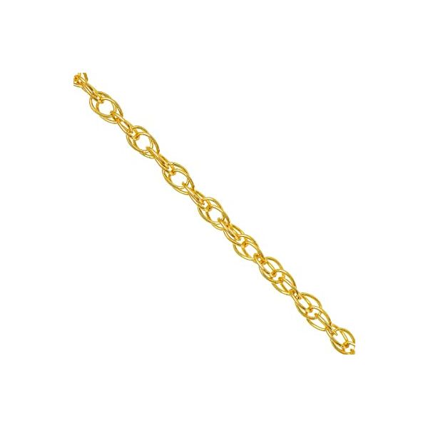 14K Yellow Gold Carded Cable Rope Chain With Spring Ring SVS Fine Jewelry Oceanside, NY