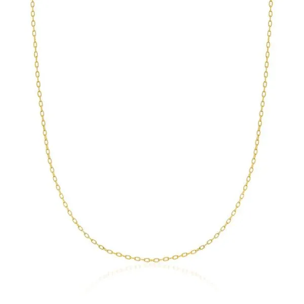 14K Yellow Gold 1.4 mm Cable Chain With Lobster Lock SVS Fine Jewelry Oceanside, NY