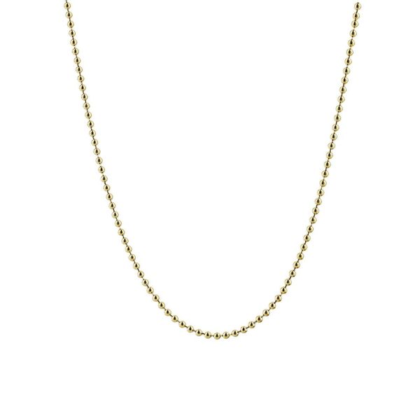 Yellow Gold 1.10mm Ball Chain 18.5
