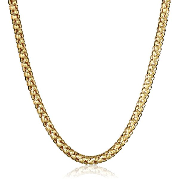 14K Yellow Gold Popcorn Chain With Lobster Lock, 20