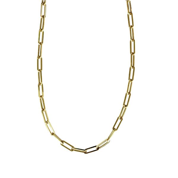 SVS Fine Collection Yellow Gold Thick Paperclip Chain SVS Fine Jewelry Oceanside, NY