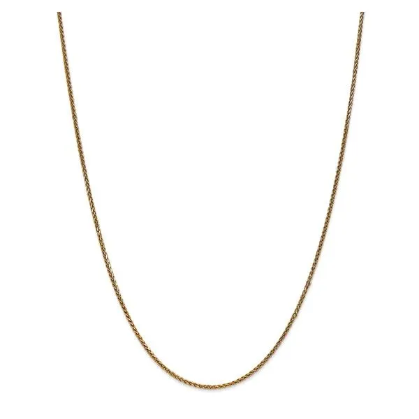 14K Yellow Gold 1.4 mm Diamond-Cut Spiga Chain 18