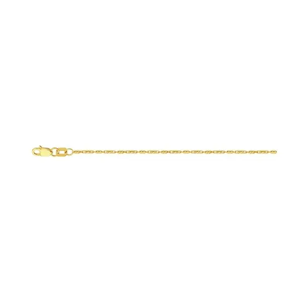 Yellow Gold 1.05 mm Lumacina Chain With Lobster Lock SVS Fine Jewelry Oceanside, NY