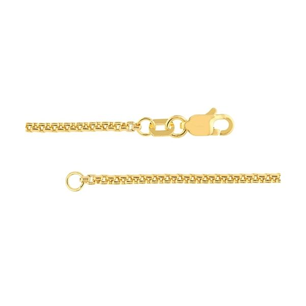 Yellow Gold 1.80 mm Hollow Round Box Chain SVS Fine Jewelry Oceanside, NY