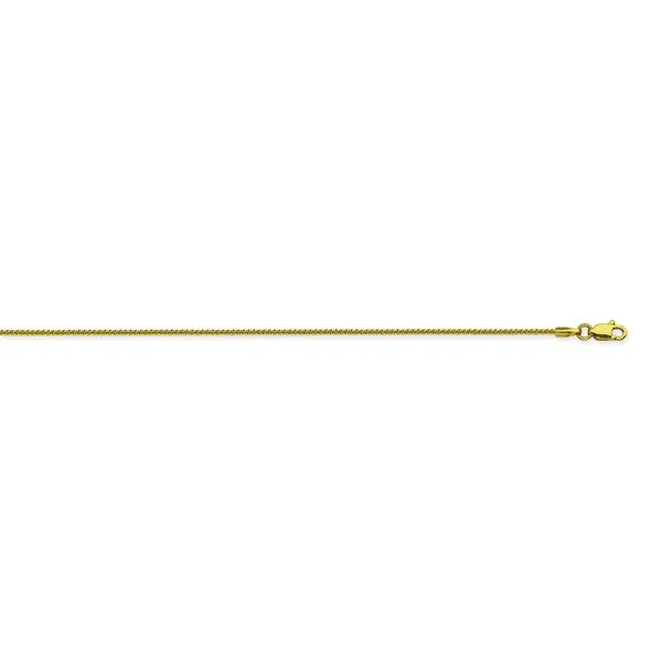 Yellow Gold 1.15 mm Sparkle Chain With Lobster Lock, 18