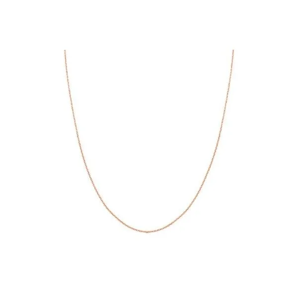 Rose Gold 1.15 mm Diamond-Cut Cable Chain SVS Fine Jewelry Oceanside, NY