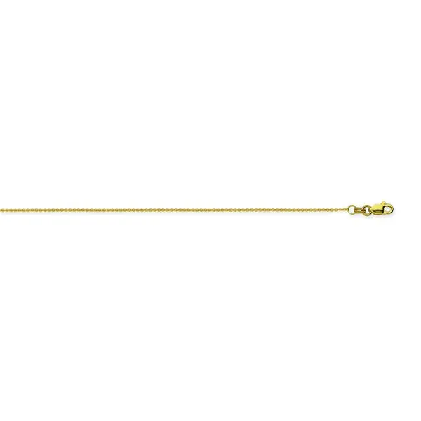 Yellow Gold 0.90 mm Cable Chain With Lobster Lock SVS Fine Jewelry Oceanside, NY