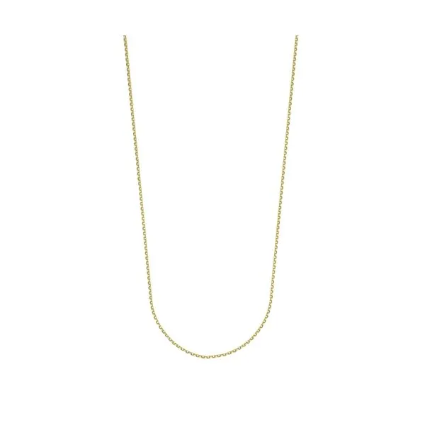 Yellow Gold 1.15 mm Cable Chain, 18