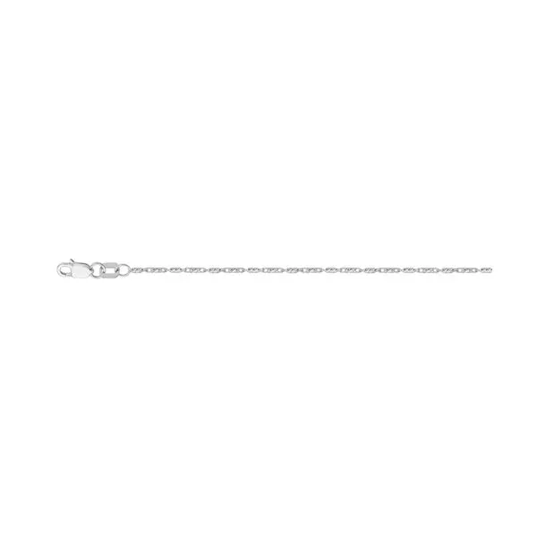 White Gold 1.05mm Lumacina Chain, 18