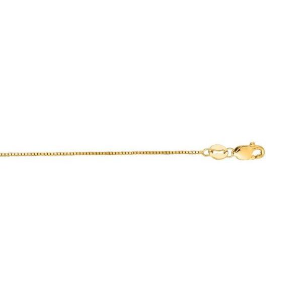 Yellow Gold 0.6 mm Classic Box Chain SVS Fine Jewelry Oceanside, NY