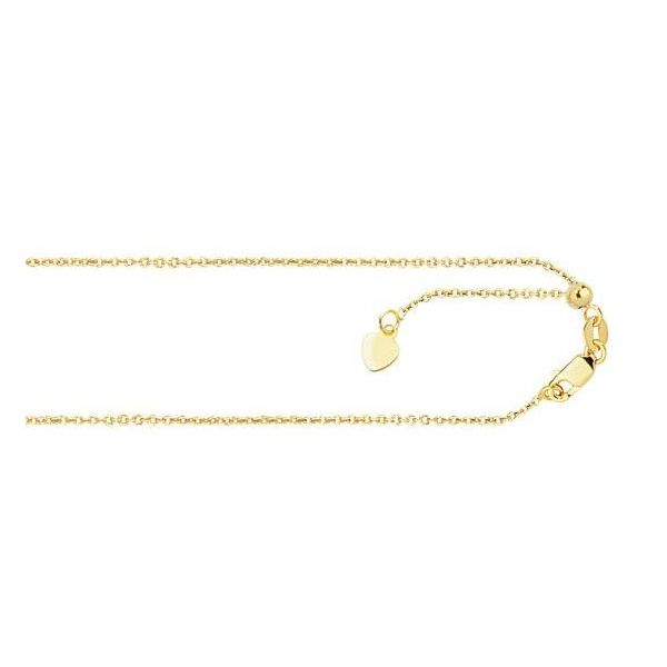 Yellow Gold 1.1 mm Diamond-Cut Cable Chain SVS Fine Jewelry Oceanside, NY