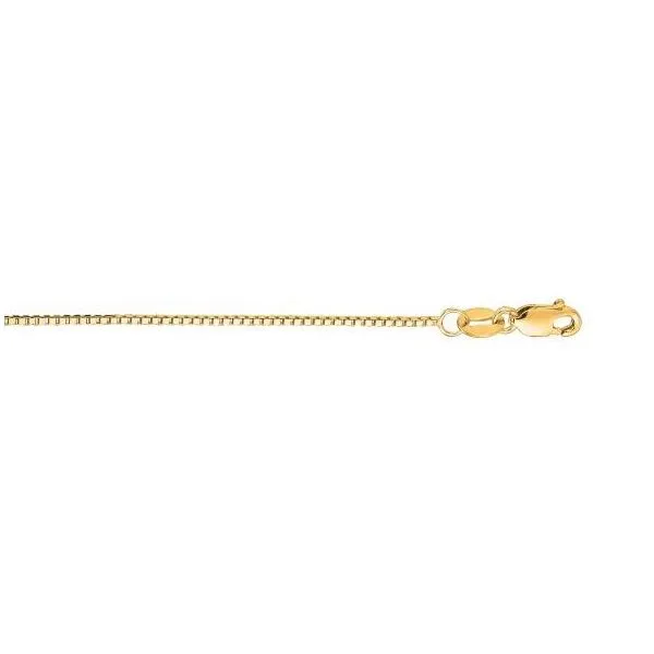 Yellow Gold 0.75 mm Classic Box Chain SVS Fine Jewelry Oceanside, NY