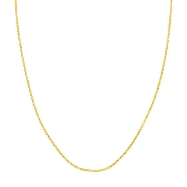 Yellow Gold 1.45mm Franco Chain, 22