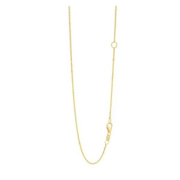 Yellow Gold 1.1 mm Extendable Cable Chain SVS Fine Jewelry Oceanside, NY