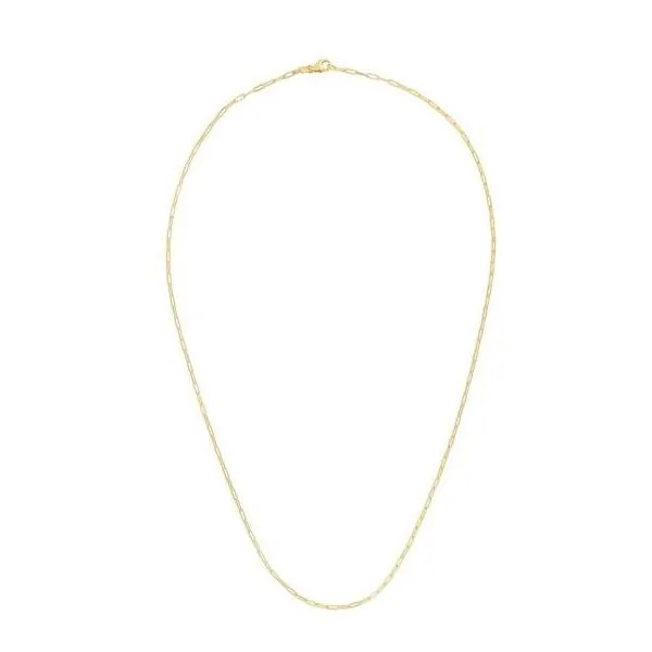 Yellow Gold 1.5 mm Paperclip Chain SVS Fine Jewelry Oceanside, NY
