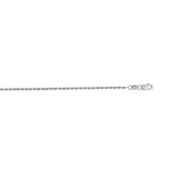 White Gold 1.4 mm Diamond-Cut Royal Rope Chain SVS Fine Jewelry Oceanside, NY