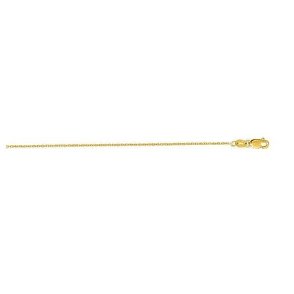 Yellow Gold 1.1 mm Diamond-Cut Cable Chain SVS Fine Jewelry Oceanside, NY