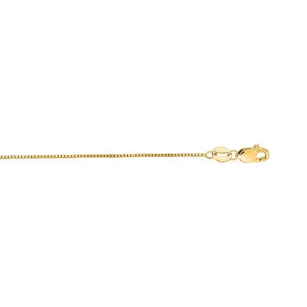 Yellow Gold 0.6 mm Classic Box Chain SVS Fine Jewelry Oceanside, NY