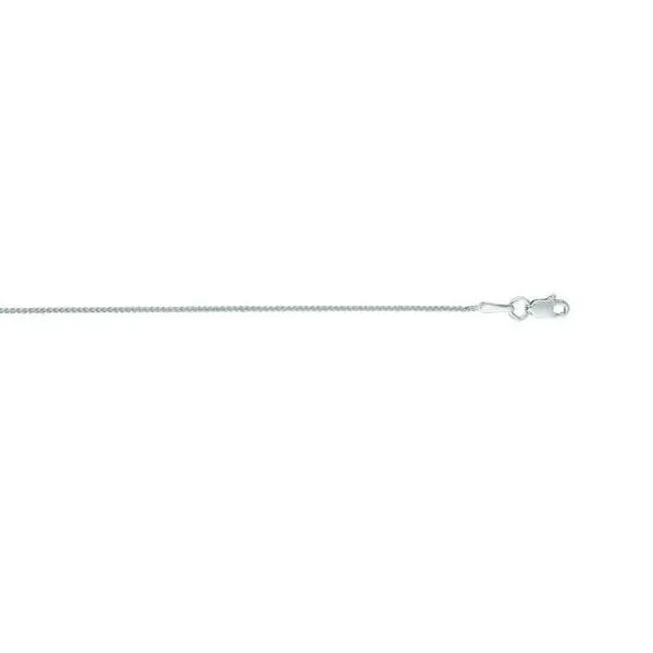 White Gold 1 mm Round Wheat Chain SVS Fine Jewelry Oceanside, NY