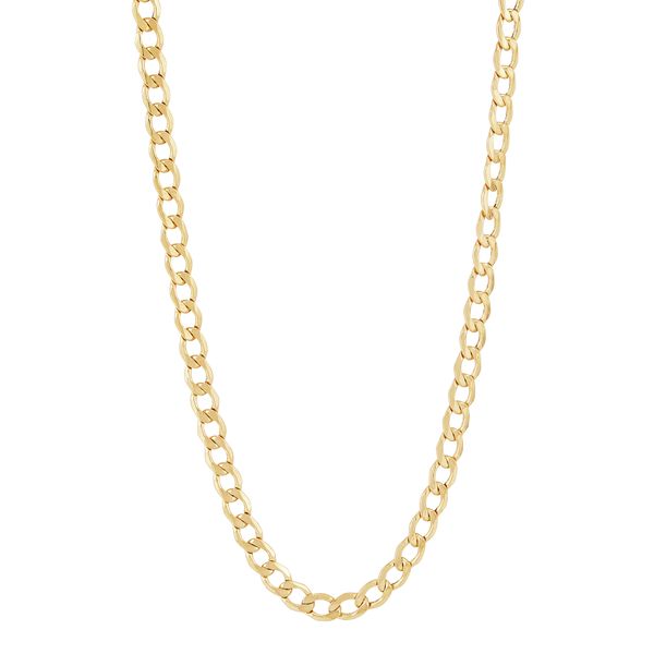 Yellow Gold Polished 5.10 mm Curb Chain SVS Fine Jewelry Oceanside, NY