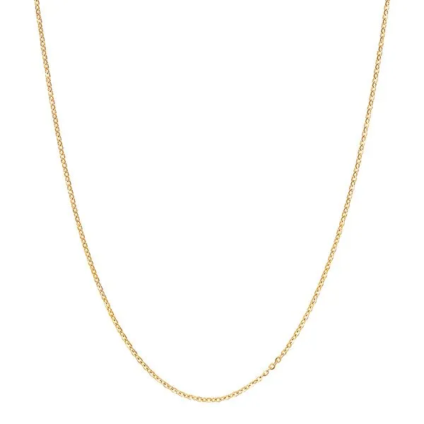 Yellow Gold Polished 1.23 mm Mirror Cable Chain SVS Fine Jewelry Oceanside, NY