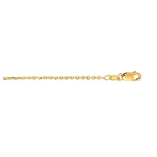 Yellow Gold 1.3 mm Diamond-Cut Cable Chain SVS Fine Jewelry Oceanside, NY