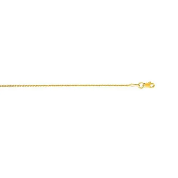 Yellow Gold 1 mm Round Wheat Chain SVS Fine Jewelry Oceanside, NY