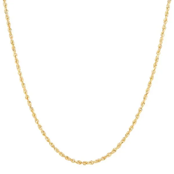 Yellow Gold 2-2.1 mm Solid Dual Glitter Chain SVS Fine Jewelry Oceanside, NY